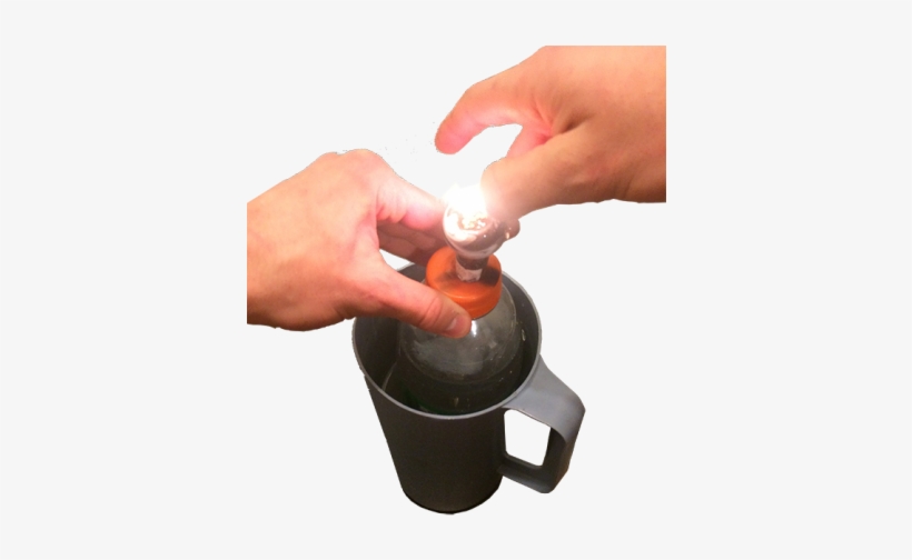Light It Up - Wine Bottle Bong Png, transparent png download
