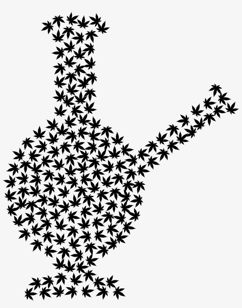 Big Image - Cannabis Sticker Sticker Decal Metallic Glitter 1 Sheet, transparent png download