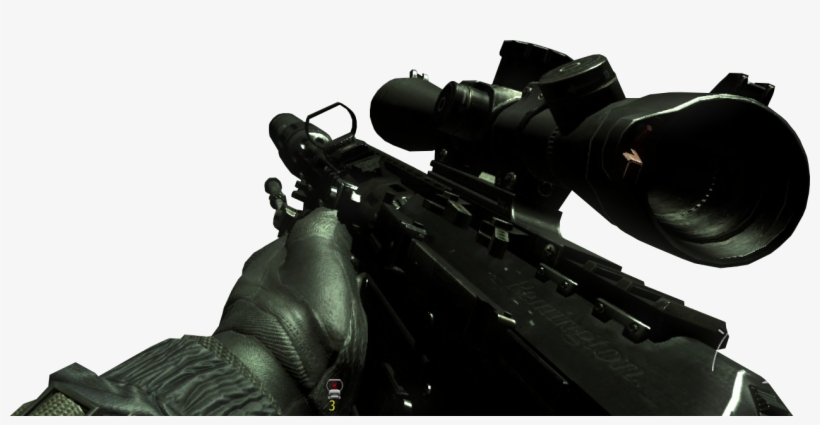 I Always Wanted That Hybrid Sight From Mw3 - Modern Warfare 3 Rsass, transparent png download
