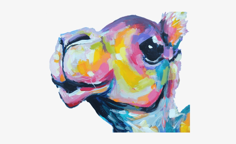 Candy Camel - Camel Painting, transparent png download