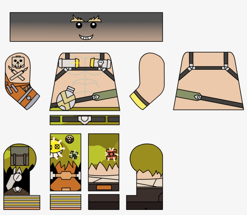 Lego Junkrat Decal - Lego Junkrat, transparent png download