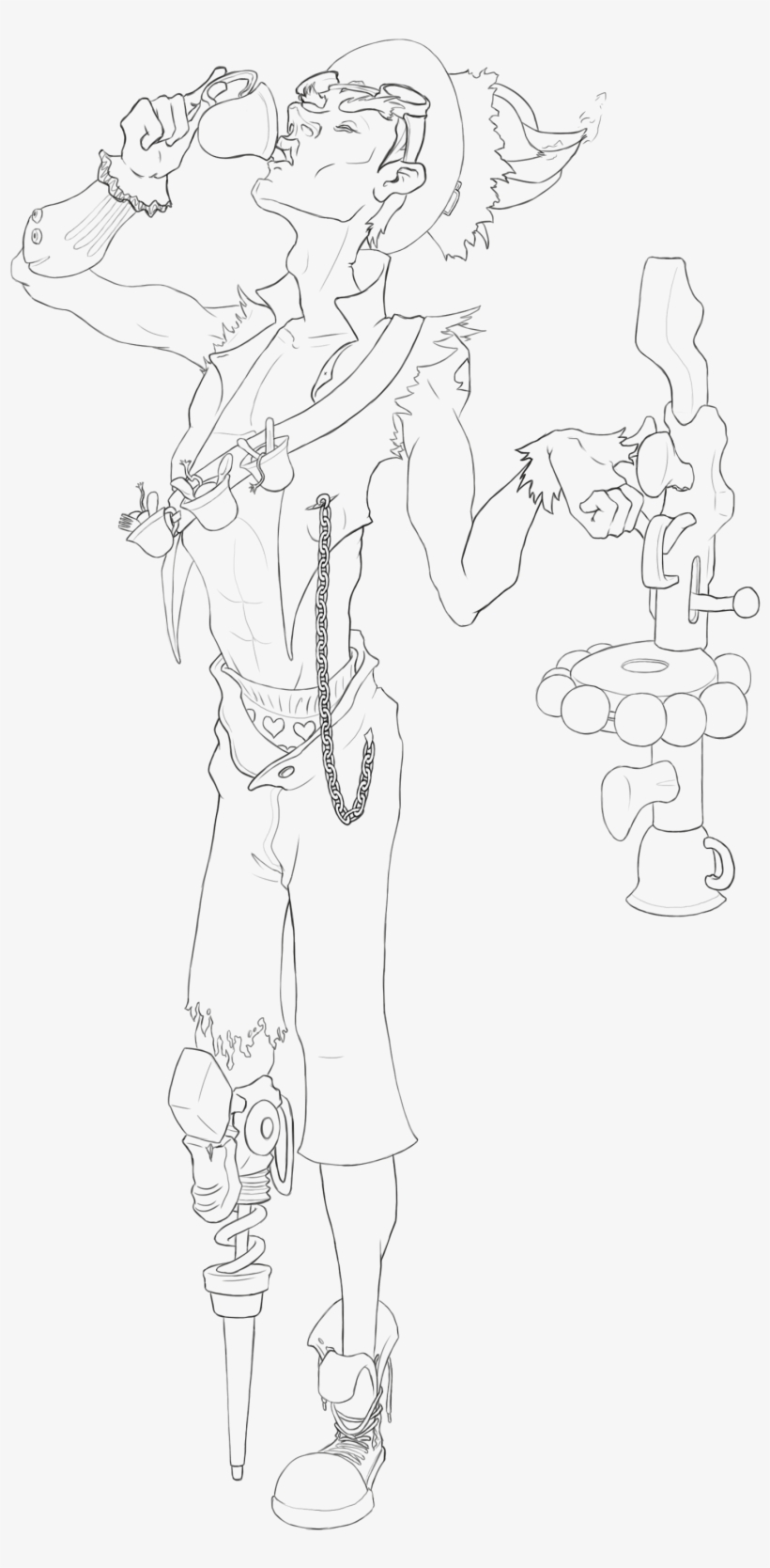 Is With Just The Line Work As A For Your Coloring Pleasure - Line Art, transparent png download