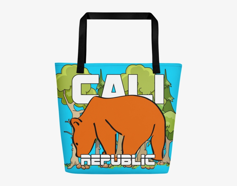 California Bear Beach Bag - Tote Bag, transparent png download
