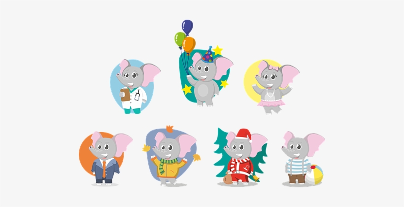 Animal Elephant Elephant Kid Elephant Baby - Fil Çocuk Resim, transparent png download