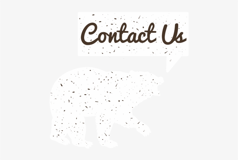 Contact Us - Bear, transparent png download