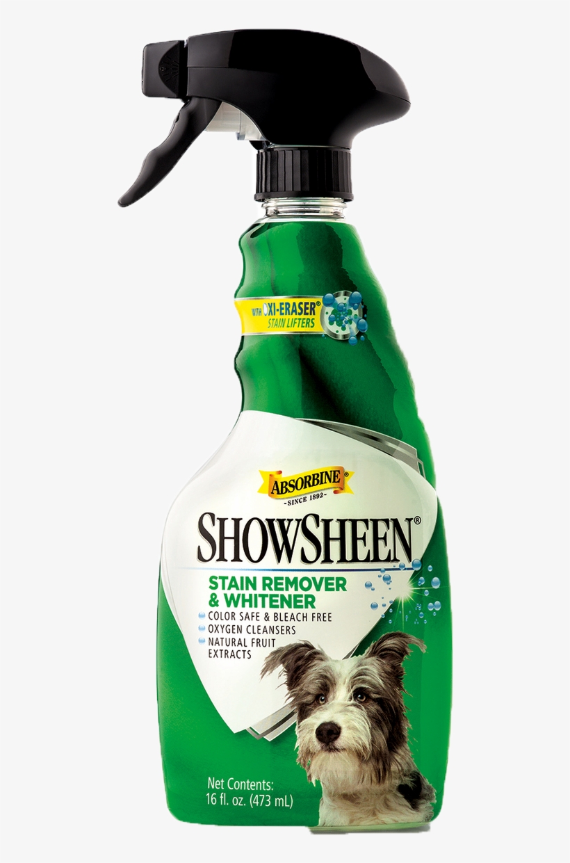 Absorbine Showsheen Stain Remover & Whitener - Showsheen Dog Stain Remover & Whitener, 473ml, transparent png download