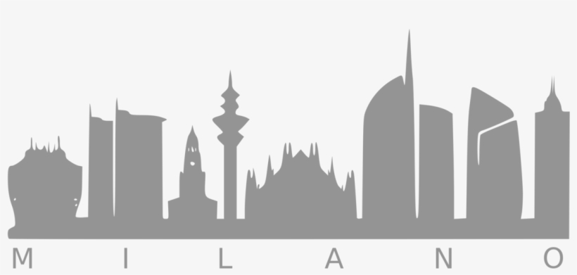 Icubed Srl Skyline Viveat Silhouette - Skyline Milano Png, transparent png download