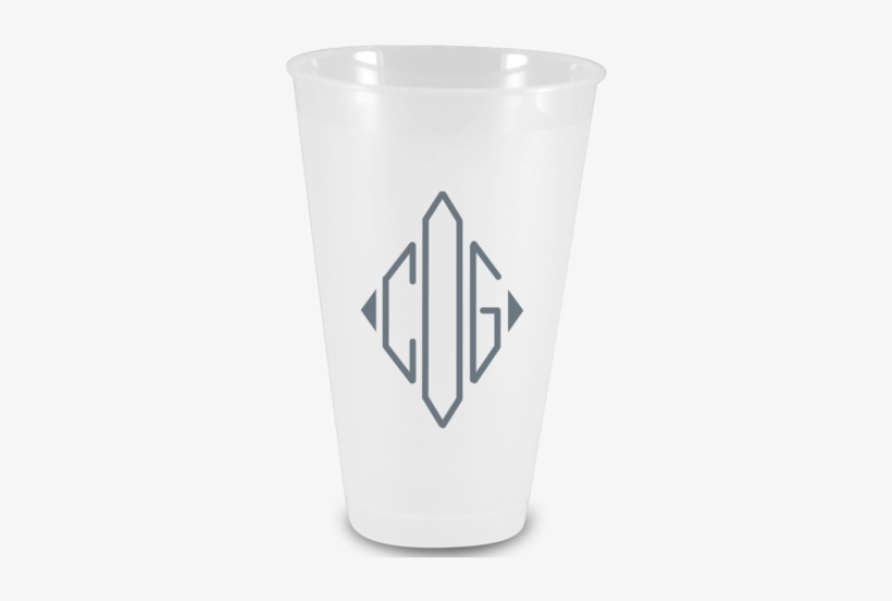 20 Oz Frost-flex Cups Personalize & Buy Buy Unprinted - Monogram, transparent png download