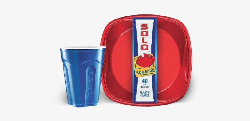 Solo Squared Plastic Plates - Solo Cup Solo Squared Plastic Plates, transparent png download
