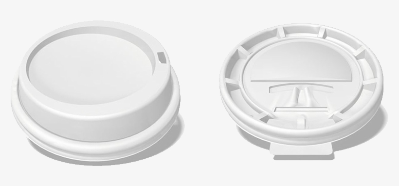Dome And Flat Coffee Cup Lids - Coffee Cup Plastic Lid, transparent png download