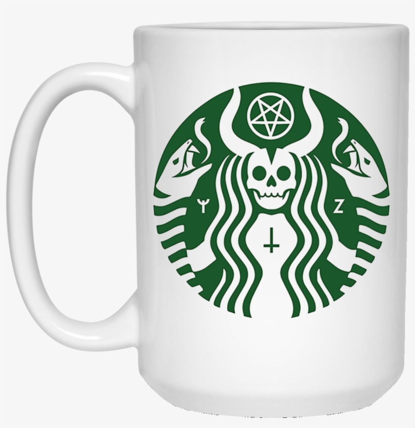 The Satan-buck Mugs - Starbucks New Logo 2011, transparent png download