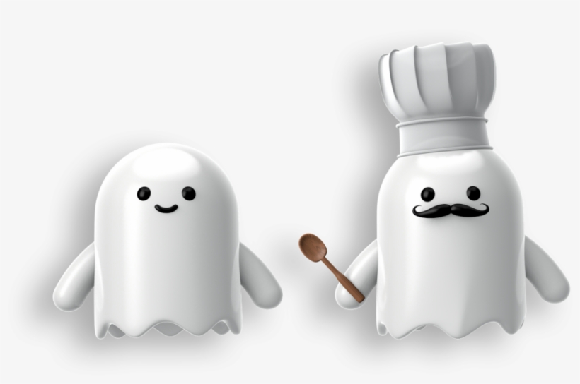 The Newcastle Snapchat Ghost Characters Side By Side - Illustration, transparent png download