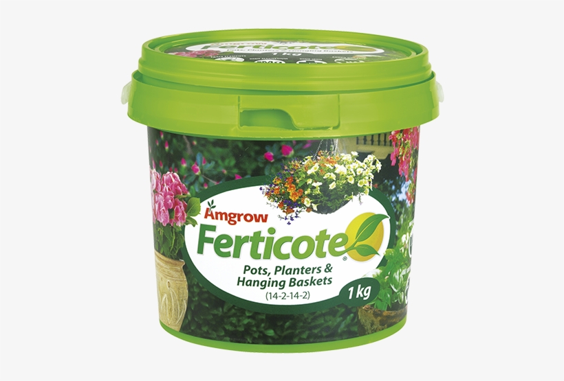 9310943553374 Ferticote Pots, Planter Baskets 1kg - Amgrow Pots, Planters And Hanging Baskets 500g, transparent png download