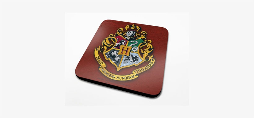 Harry Potter Coaster Hogwarts Crest 6-pack - Harry Potter Hogwarts Crest Coaster, transparent png download
