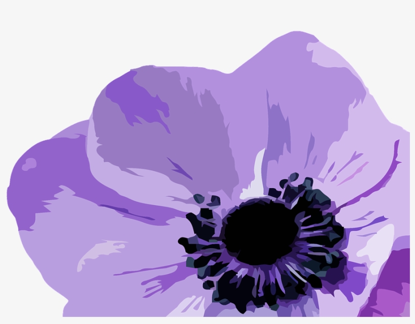 Monstros Png - Anemone Flower On White Green Handmade Bucket Bag Handbag, transparent png download