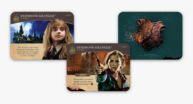 The Hogwarts Crest On The Location Card Back Is Fully - Harry Potter Hogwarts Battle Cards, transparent png download