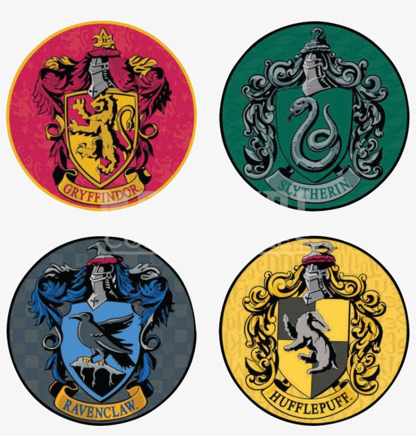 Harry Potter Houses 4 Piece Coaster Set - Jaclyn Hill Morphe Palette Nz, transparent png download