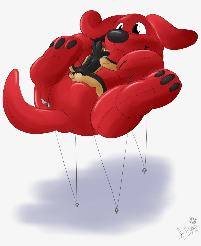 [com] Clifford The Big Red Balloon - Balloon, transparent png download