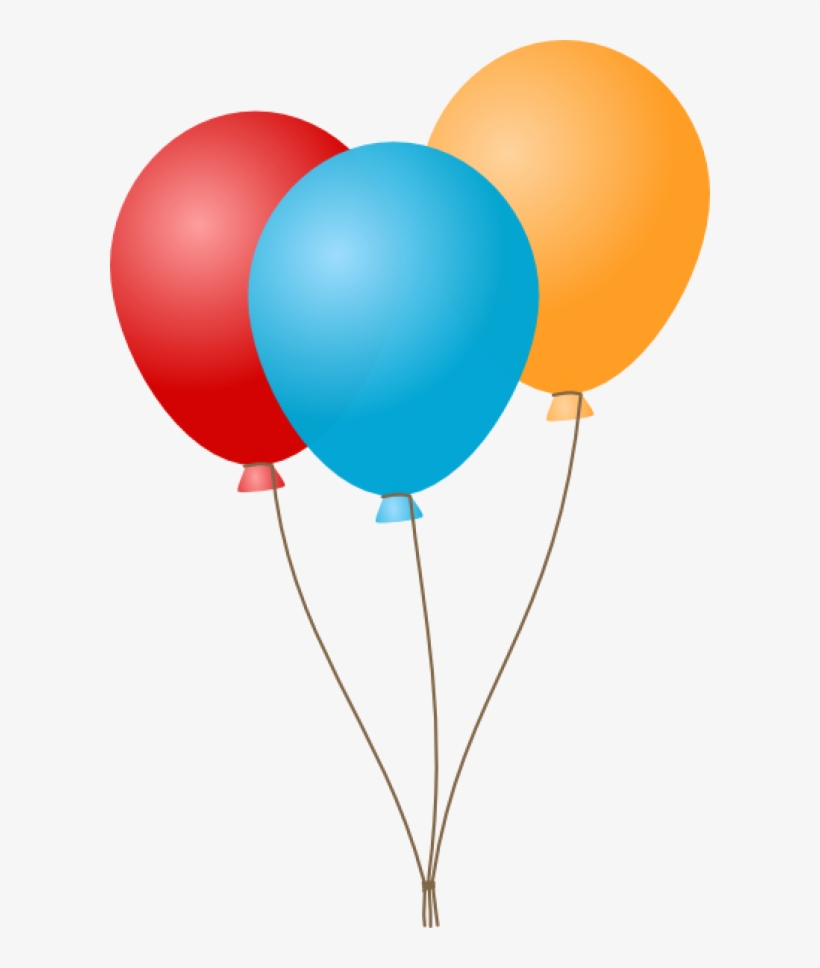 Blue And Red Balloon Png - Balloon Png, transparent png download