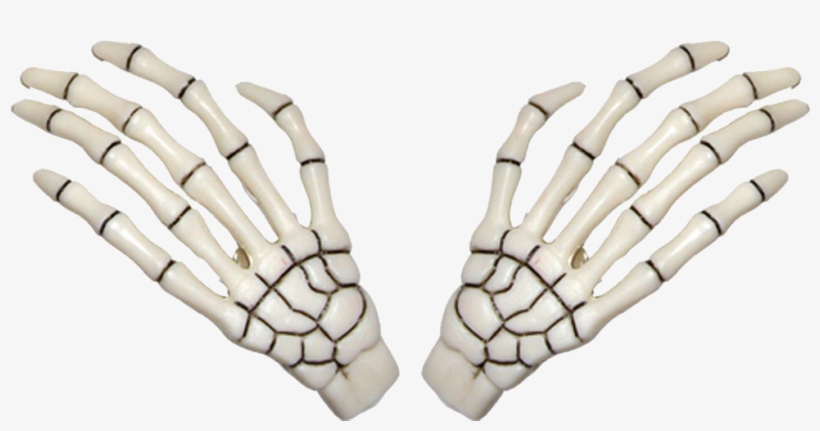 Skeleton Bone Hand Hairslides White - Kreepsville 666 White Skeleton Bone Hands Hair Slides, transparent png download