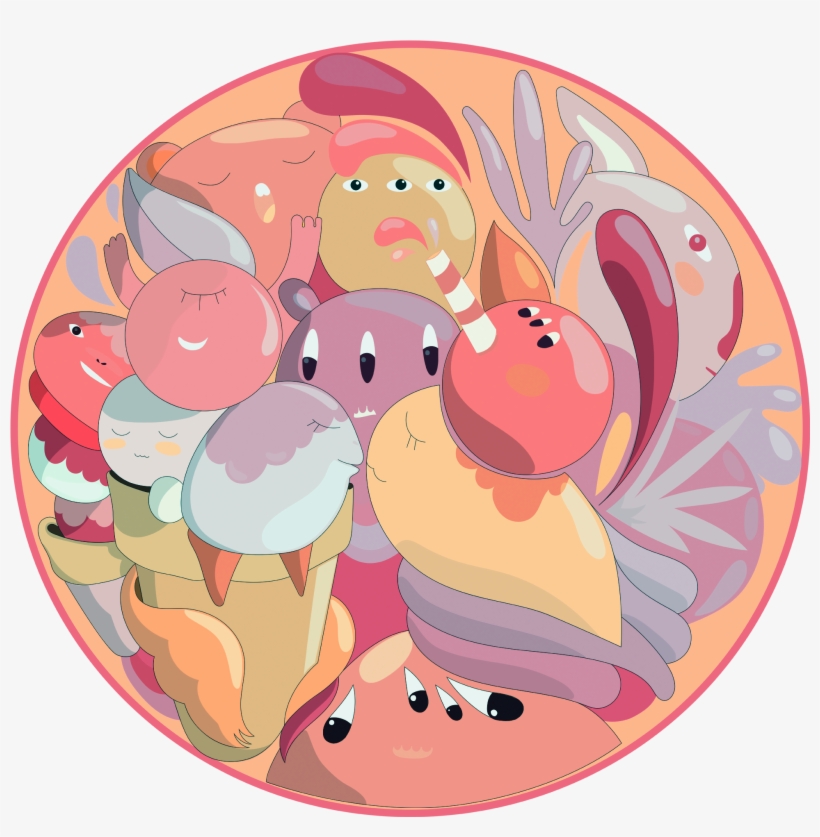 Icecreammonsters - Dog Walker, transparent png download