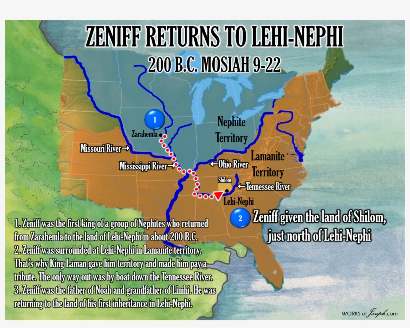 Zeniff Returns To Lehi-nephi - Atlas, transparent png download