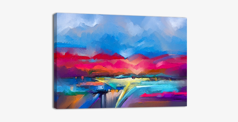 Abstraction Landscape - Oil Painting, transparent png download