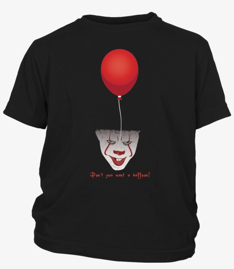 Red Balloon Fear Horror Halloween Funny T-shirt - Louis Vuitton Mickey Mouse, transparent png download