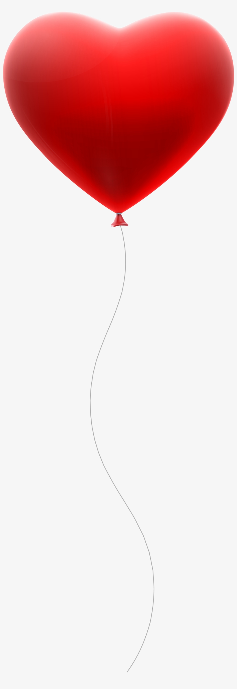Red Heart Balloon Transparent Clip Art Gallery - Red Heart Balloon Png, transparent png download