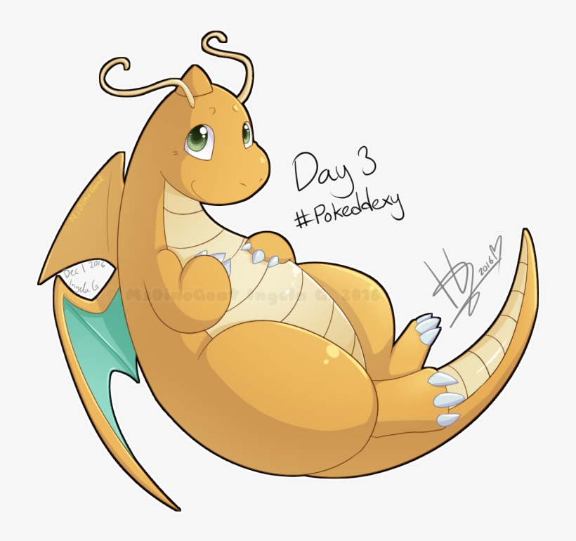 Day 3 Dragonite - December 3, transparent png download