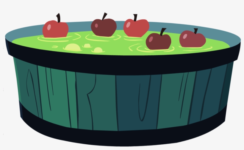 Image Stock Nightmare Night Apple By B Archild On - Bobbing For Apples Cartoon, transparent png download