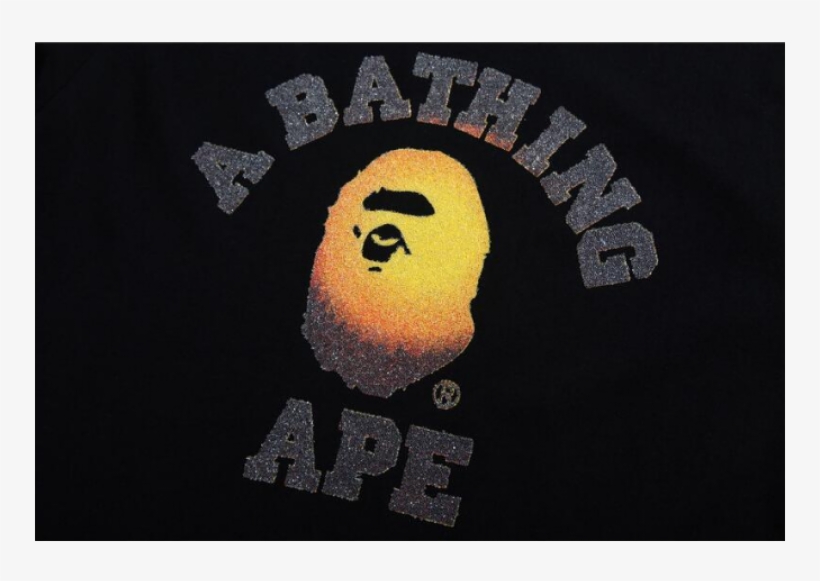 Bape 01161635 Fashion Men's Yellow Monkey Logo A Bathing - Bape Frosted, transparent png download