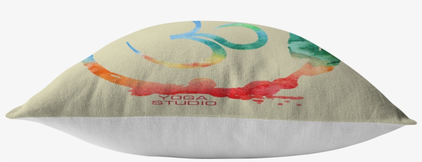Watercolor Om Pillow - Placemat, transparent png download