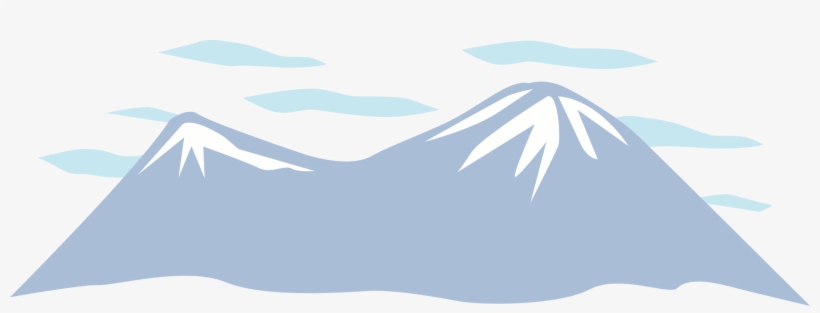 Diagram Mountain Silhouette - Горы Клипарт, transparent png download