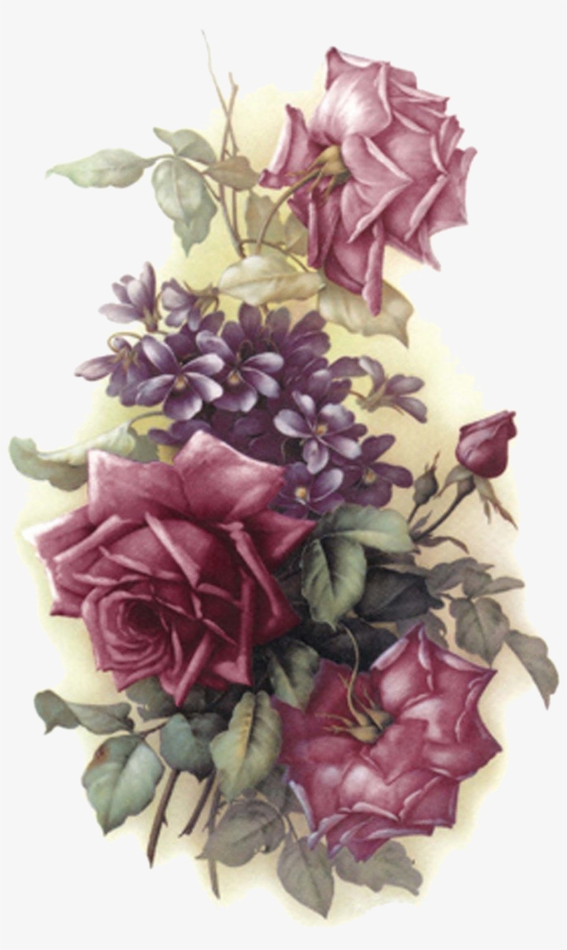 Purple Rose Png, transparent png download
