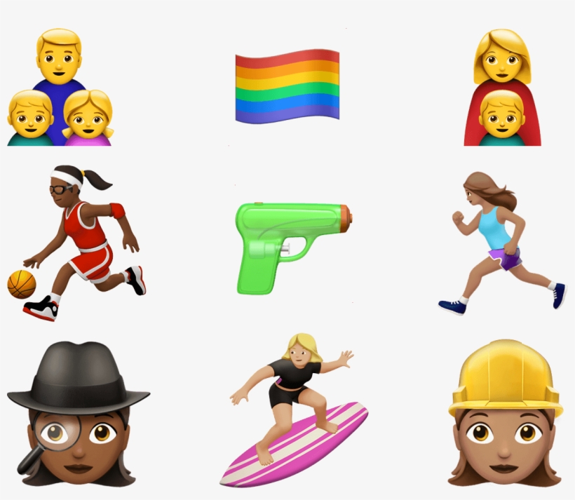 Apple Refreshes Emoji With Ios 10 Developer Beta - Ios 10 Beta 4 Emojis, transparent png download