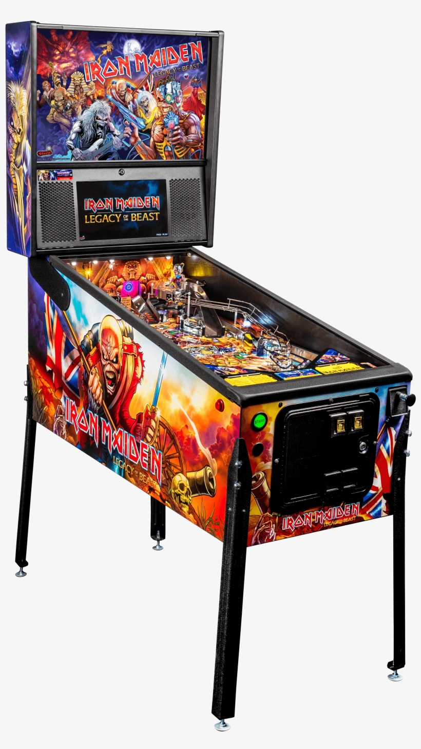 Iron Maiden Pinball Machine - Iron Maiden Pinball Premium, transparent png download