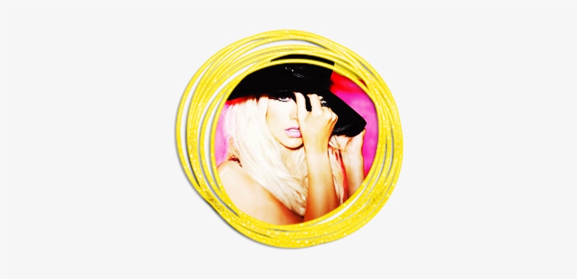 Circulo Png Amarillo - Christina Aguilera, transparent png download