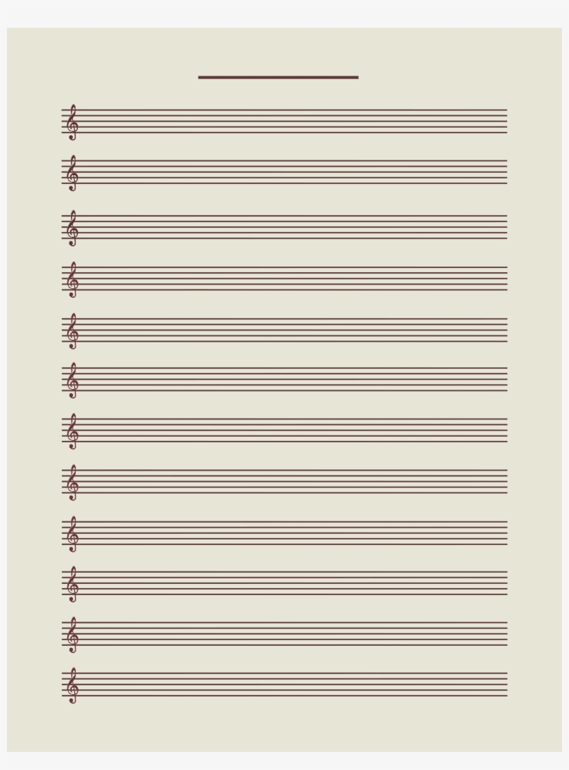 This Free Icons Png Design Of Staff Or Stave, transparent png download