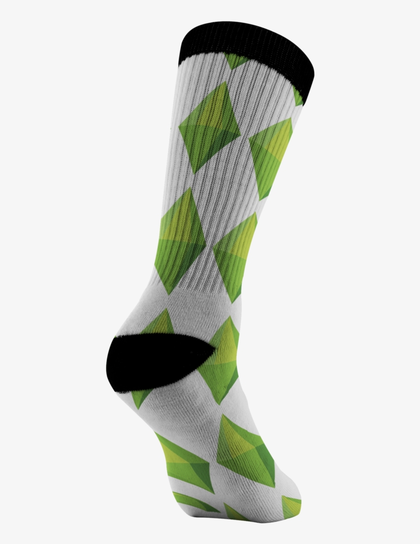 Sim Game Diamond Socks - Sock, transparent png download