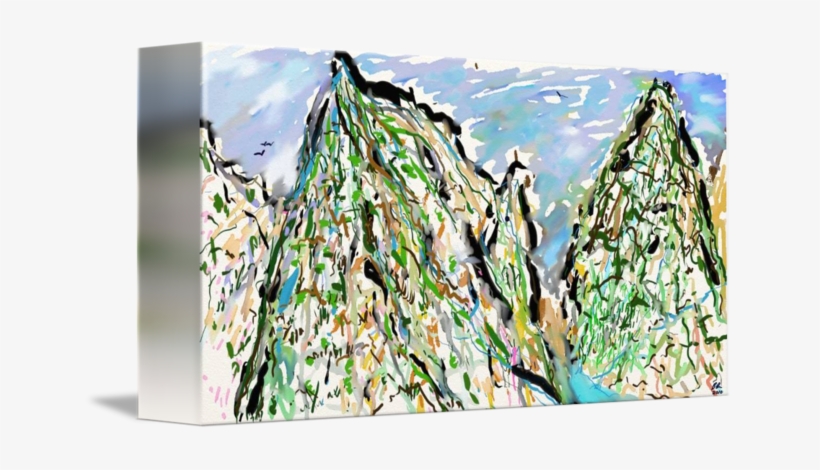 Magical Mountains - Drawing, transparent png download