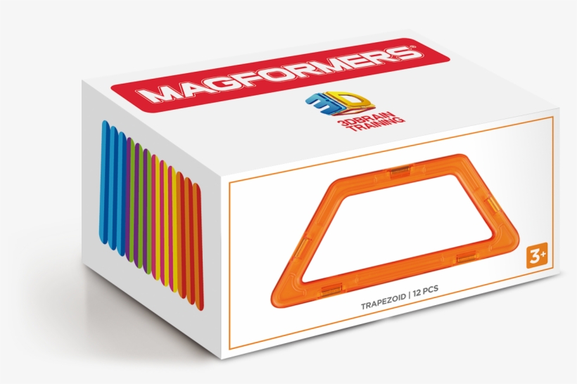 Trapezoid 12pc Set - Magformers Trapezoid Set - 12 Pieces, transparent png download