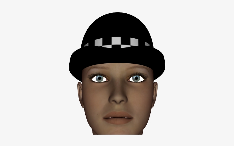 V4 British Police Hat No Badge - Police, transparent png download