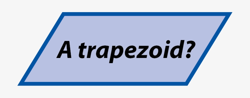 Parallelogram Is A Trapezoid - Trapezoid, transparent png download
