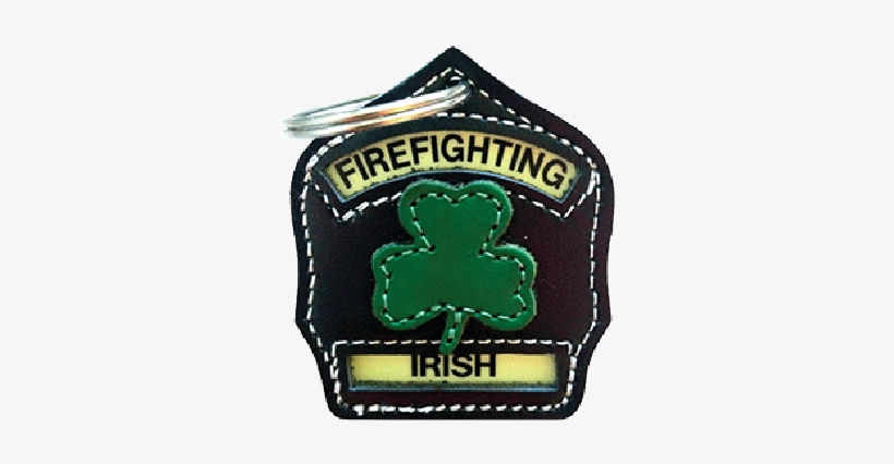 Firefighting Irish Mini Shield Key Chain - Keychain, transparent png download