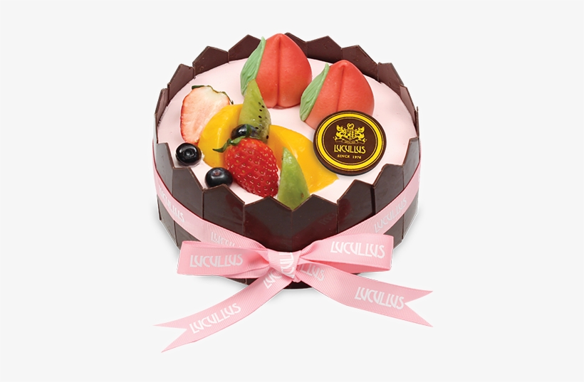 Mixed Fruit Fresh Cream Cake - Cream, transparent png download
