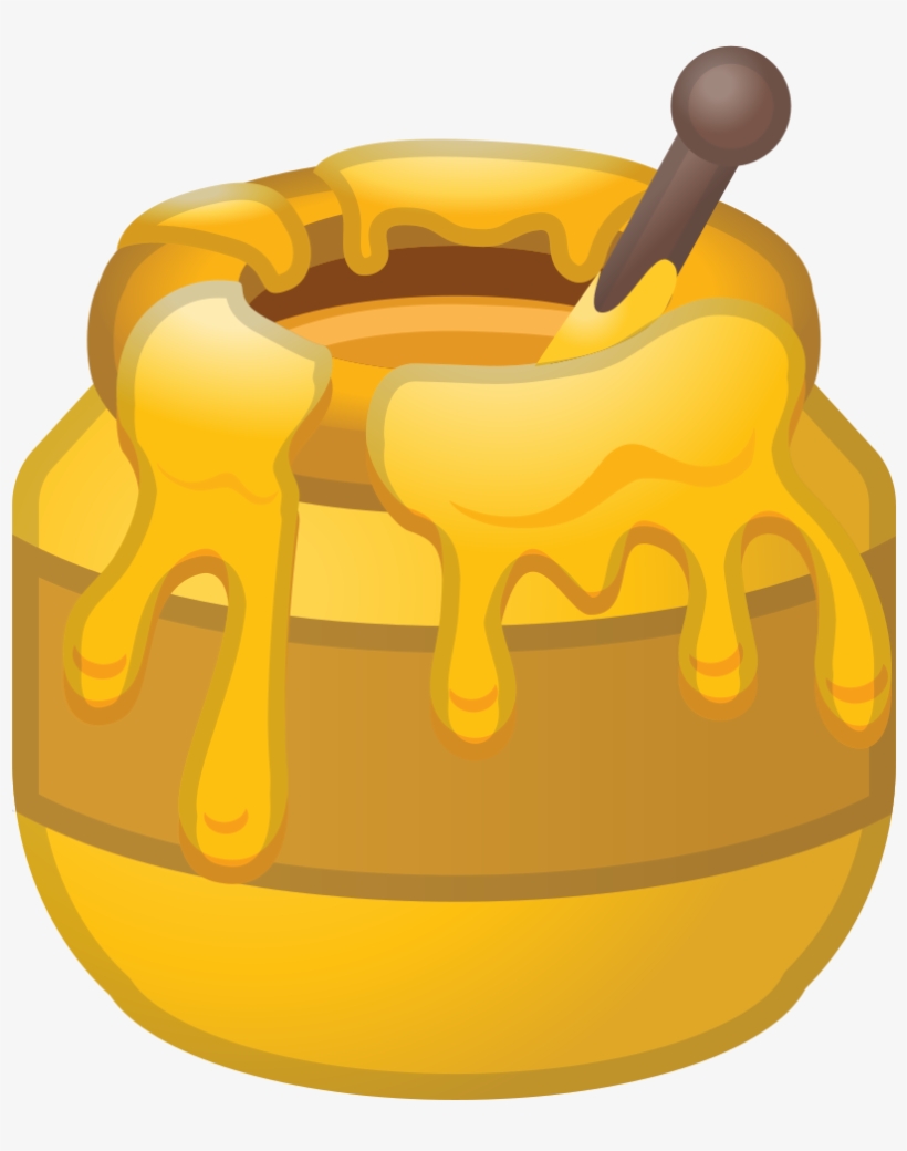 Honey Drawing Emoji - Honey Icon, transparent png download