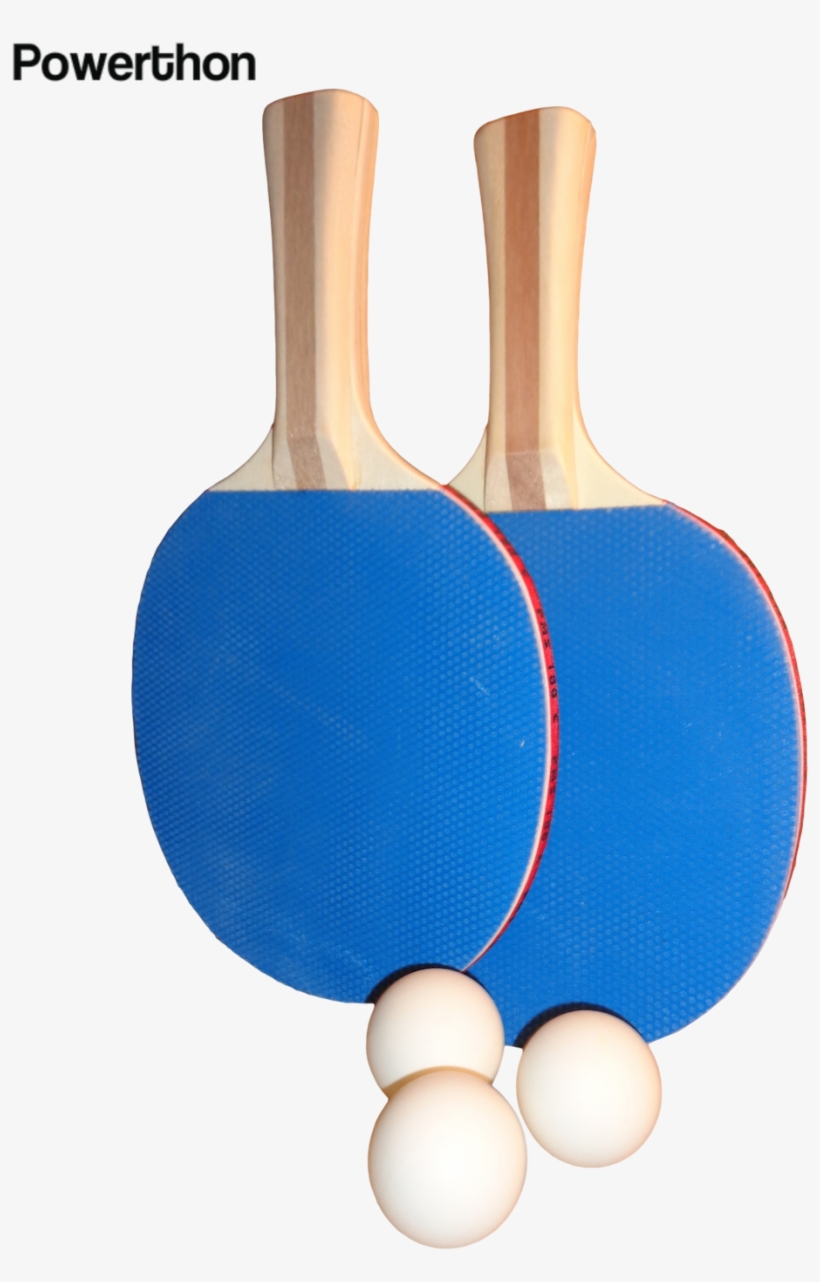 Powerthon™ Table Tennis Paddles Set Of 2 Recreational - Powerthon Table Tennis Paddles - Set Of 2 Recreational, transparent png download