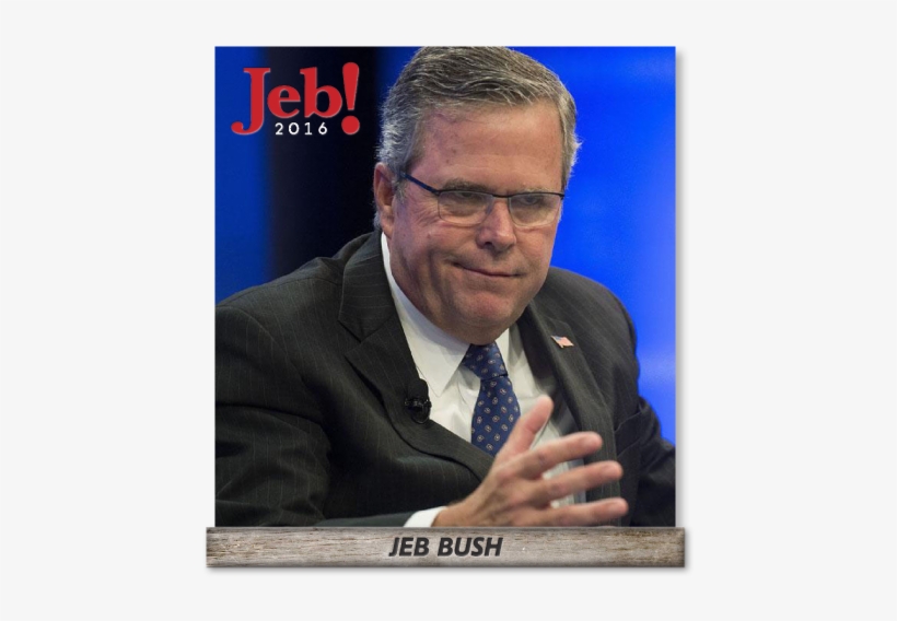 So The New Tour Is Called “jeb Can Fix It,” And Bush - Jeb Bush, transparent png download