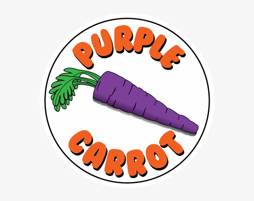Carrot Clipart Thick - Purple Carrot Clip Art, transparent png download